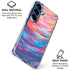 Rainbow Wave Brush Stroke by Etta Vee Galaxy S25 Plus Clear Case